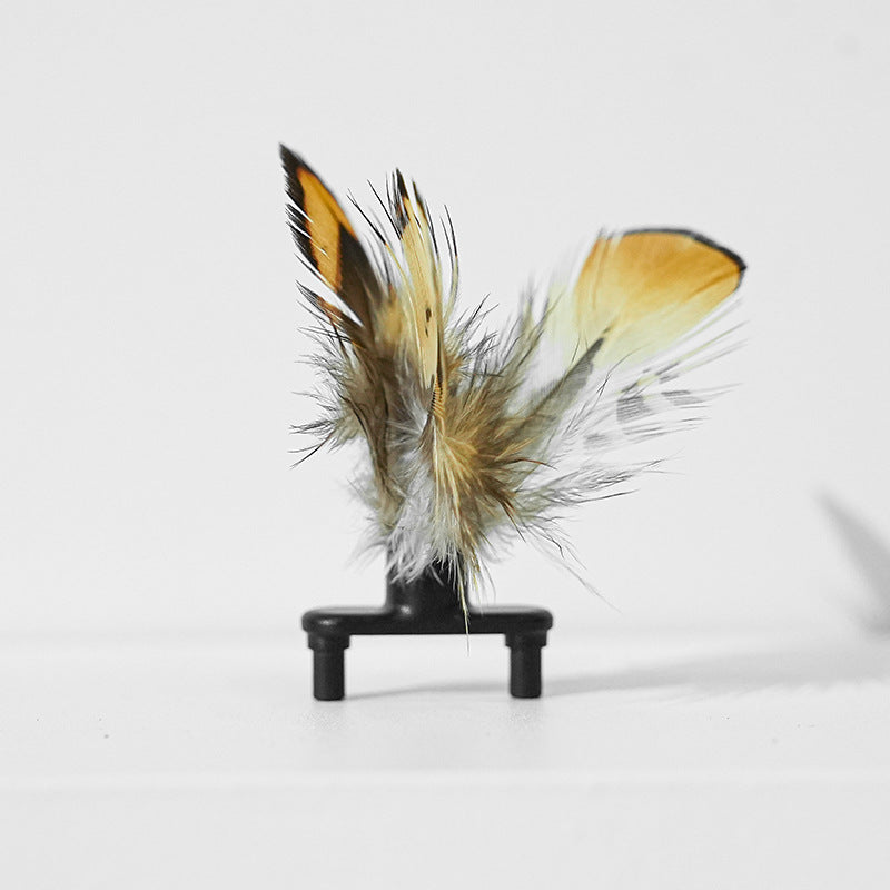 Unleash Your Cat's Playtime with the Pet Electric Interactive Moving Teaser Feather Toy